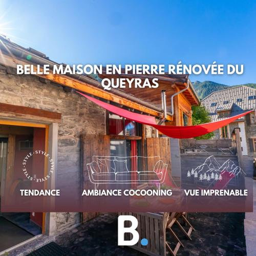 Charmante maison en pierre du Queyras - espace et luminosité