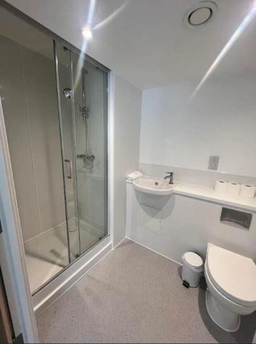 Ένα μπάνιο στο Studio Flat Close to Queen Square - Flat 1A