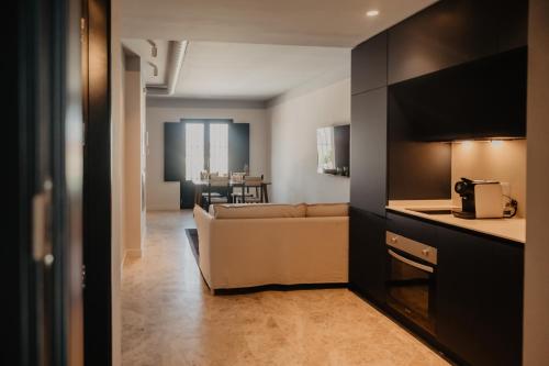 Kuchyň nebo kuchyňský kout v ubytování Azul & Limón Apartments