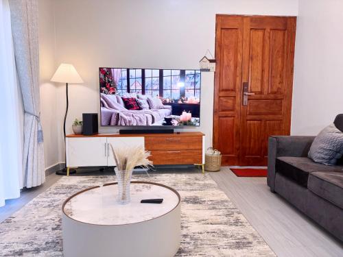 Χώρος καθιστικού στο Qstay Luna