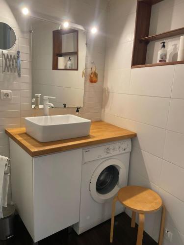 Koupelna v ubytování Casa Osseja