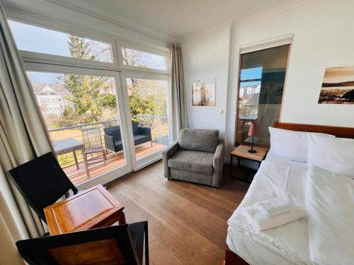 Voodi või voodid majutusasutuse Appartement Halbinsel Mönchgut toas