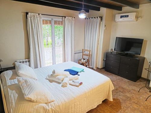 Postel nebo postele na pokoji v ubytování Casa Relax Liniers Chacras de Coria