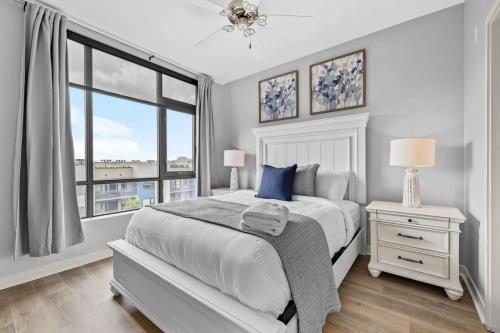 Giường trong phòng chung tại Cityview 321