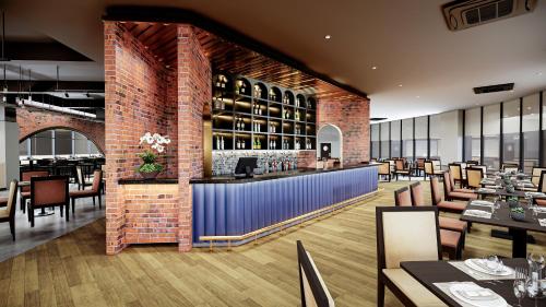 Ο χώρος του lounge ή του μπαρ στο AC Hotel by Marriott Puchong