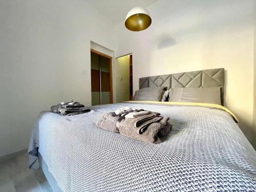 Postel nebo postele na pokoji v ubytování Metropoint Apartment Sarajevo