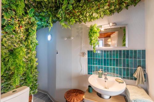 Koupelna v ubytování Casa Lumos