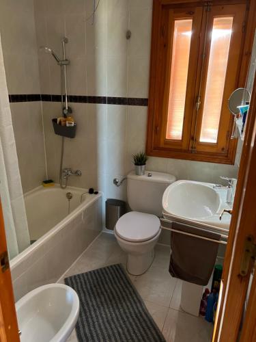 Et badeværelse på Ferienhaus Costa Almeria