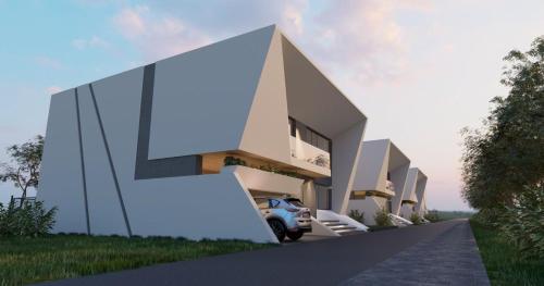 Bygningen som villaen ligger i