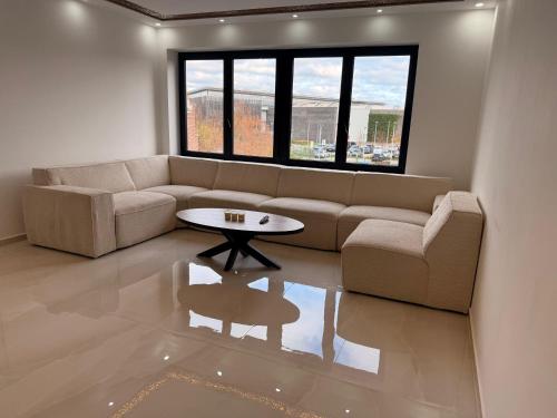 Area soggiorno di Skyline Duplex Brussels Parking Fibre Modernité