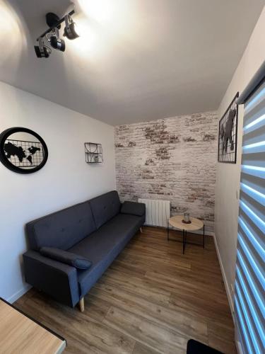 Χώρος καθιστικού στο Appartement avec terrasse