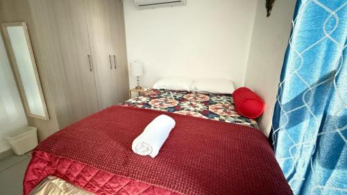 Ένα ή περισσότερα κρεβάτια σε δωμάτιο στο Valley Views Flat Santa Tecla