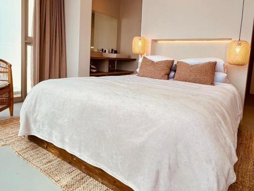 Postel nebo postele na pokoji v ubytování Villa Selah