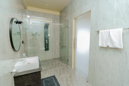 Koupelna v ubytování Arco Mirissa