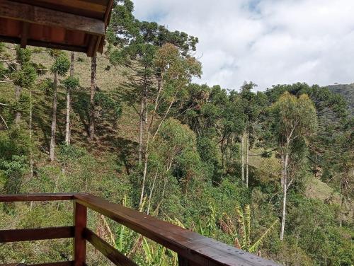 Naturlandschaft in der Nähe des Chalets