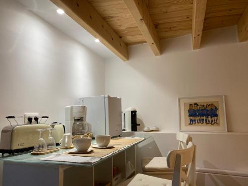 Tiện nghi pha trà/cà phê tại Chambre d'hôtes indépendante Les Agapanthes