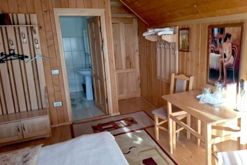 Koupelna v ubytování Pensiunea ALEROX