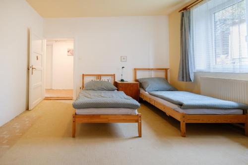 Postel nebo postele na pokoji v ubytování Chalupa Brumov