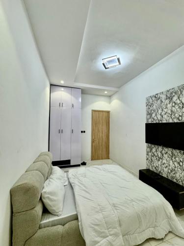 Una cama o camas en una habitación de Oschomes