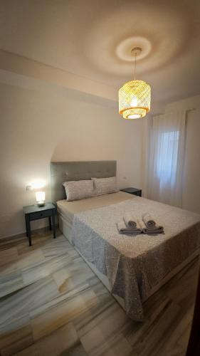 Ένα ή περισσότερα κρεβάτια σε δωμάτιο στο Calpe Cycling