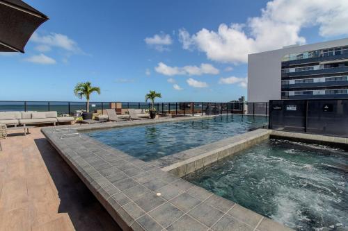 Πισίνα στο ή κοντά στο Flat a 260m da praia Way - MyFlats