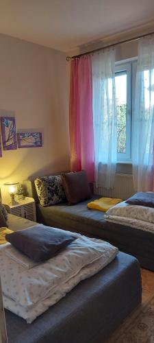 Χώρος καθιστικού στο Domek w naturze