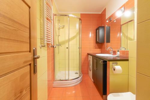 Koupelna v ubytování Kotwica i Ośmiornica