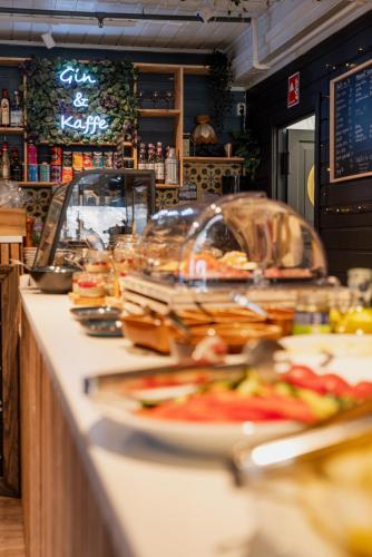 Jídlo v prázdninového areálu nebo okolí