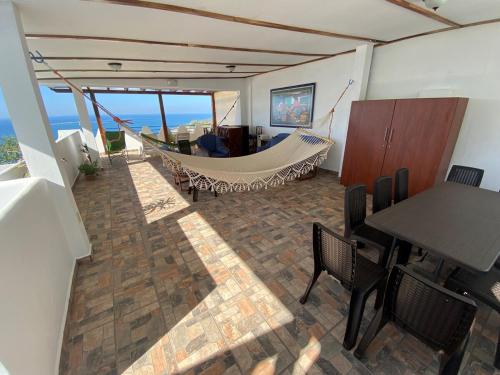 Et opholdsområde på Mar y Cielo Beach House