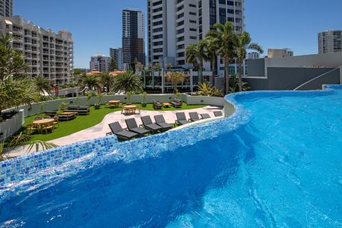 Bazén v ubytování The Wave Resort nebo v jeho okolí