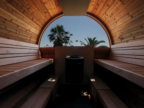 Balkón nebo terasa v ubytování Umiyama Chikura