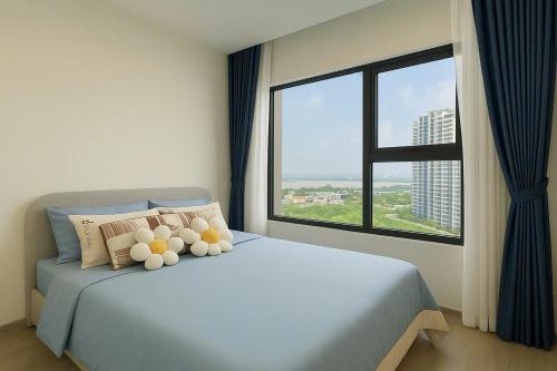 Ένα ή περισσότερα κρεβάτια σε δωμάτιο στο Tòa BS12 2BR Supper Luxury