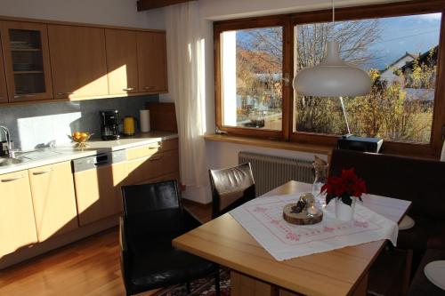 Η κουζίνα ή μικρή κουζίνα στο Landhaus Postmeister