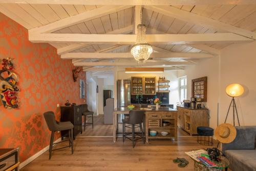 Et opholdsområde på Villa Sanssouci - Bäderstilvilla mit individuellen Wohnungen