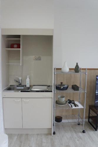 Nhà bếp/bếp nhỏ tại Niseko 御翠園新築一戸建て2DK無料駐車4人-6人