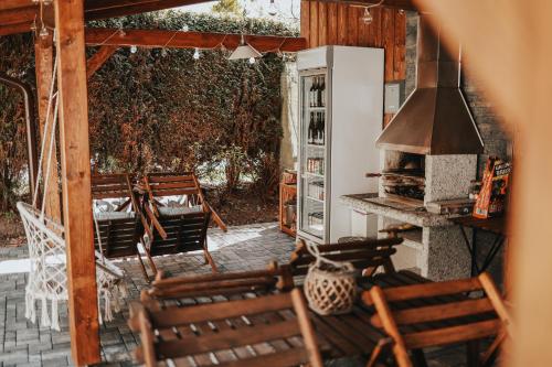 Posezení v ubytování Apartmány v ráji (Českém)