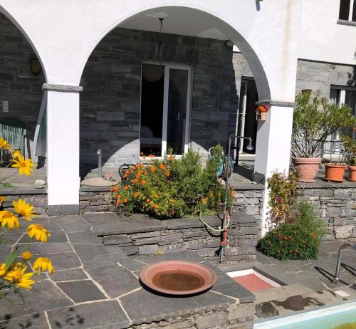 Zahrada ubytování Casa Tintinnio