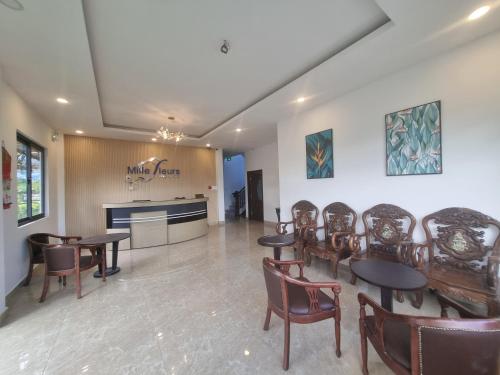 Kuchyň nebo kuchyňský kout v ubytování Ngàn Hoa Villa