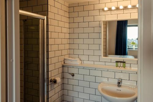 Koupelna v ubytování DCU Rooms