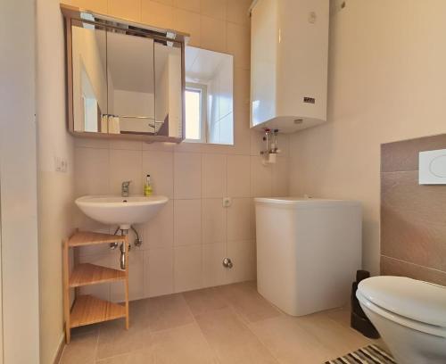 Koupelna v ubytování Beautiful Apartment in Tirol