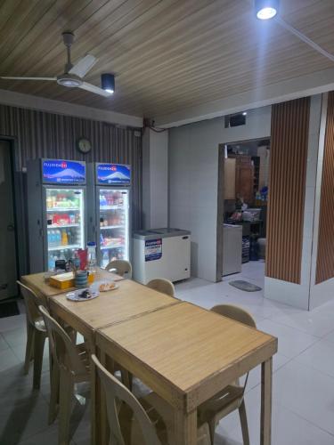 Kuchyň nebo kuchyňský kout v ubytování Aosmec Square Hotel