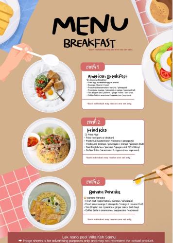 Mad i villaen eller i nærheden