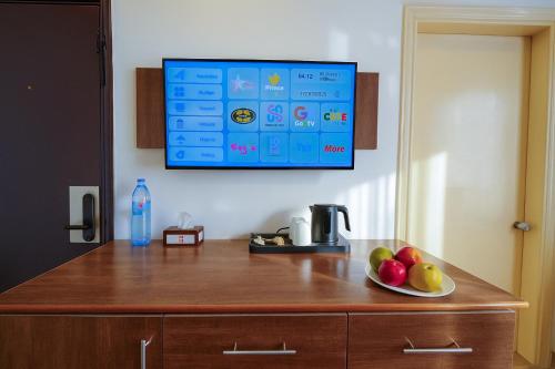 Una cocina o kitchenette en Corner View Hotel