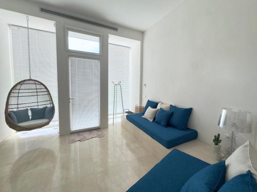 Χώρος καθιστικού στο MALÌ - Luxury Loft in the historic center of Trapani