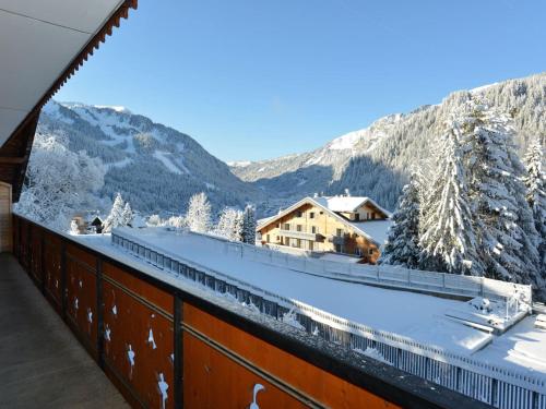 Appartement Châtel 3 pièces, 4 pers, proche remontées, balcon, jardin, parking, WIFI, équipements complets