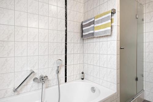 Koupelna v ubytování Mühlerain