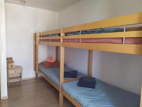 a bunk bed room with two bunk beds at Le cheiron in Coursegoules