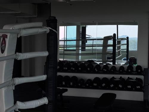 Γυμναστήριο ή/και όργανα γυμναστικής στο Turiya Retreat