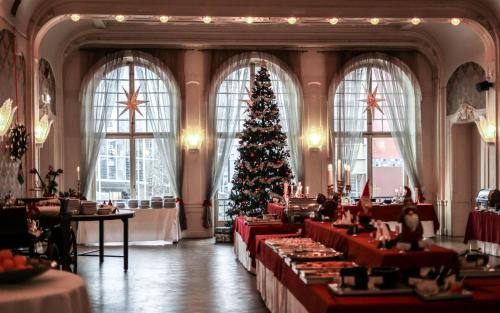 Restaurace v ubytování First Hotel Statt Örnsköldsvik