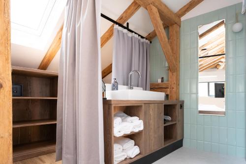 Ένα μπάνιο στο Apartments Salzburg - Bergstraße